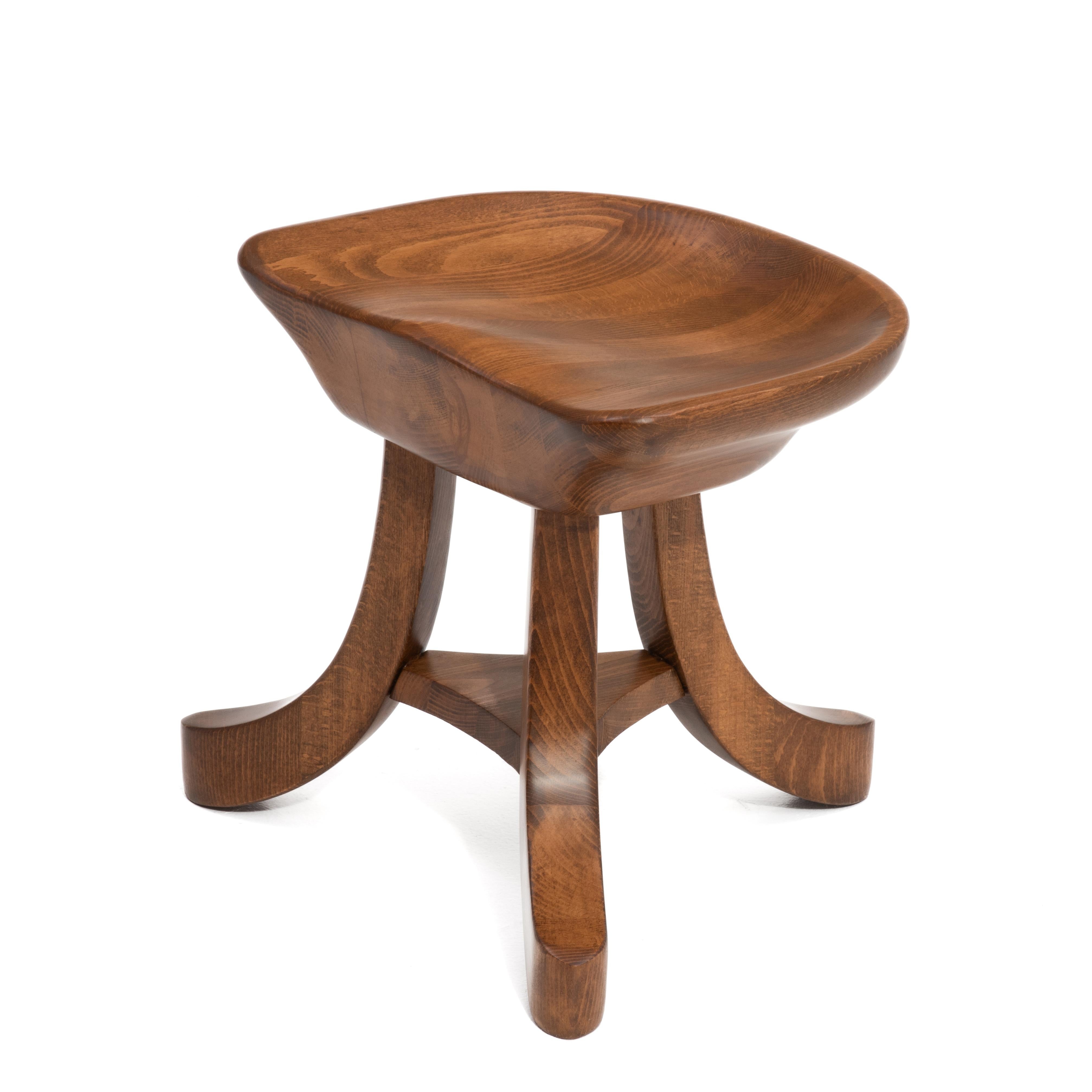Authentic Furniture Products Japan Milking Stool Smith & Watson Park Avenue In Good Condition For Sale In Forest Grove, PA