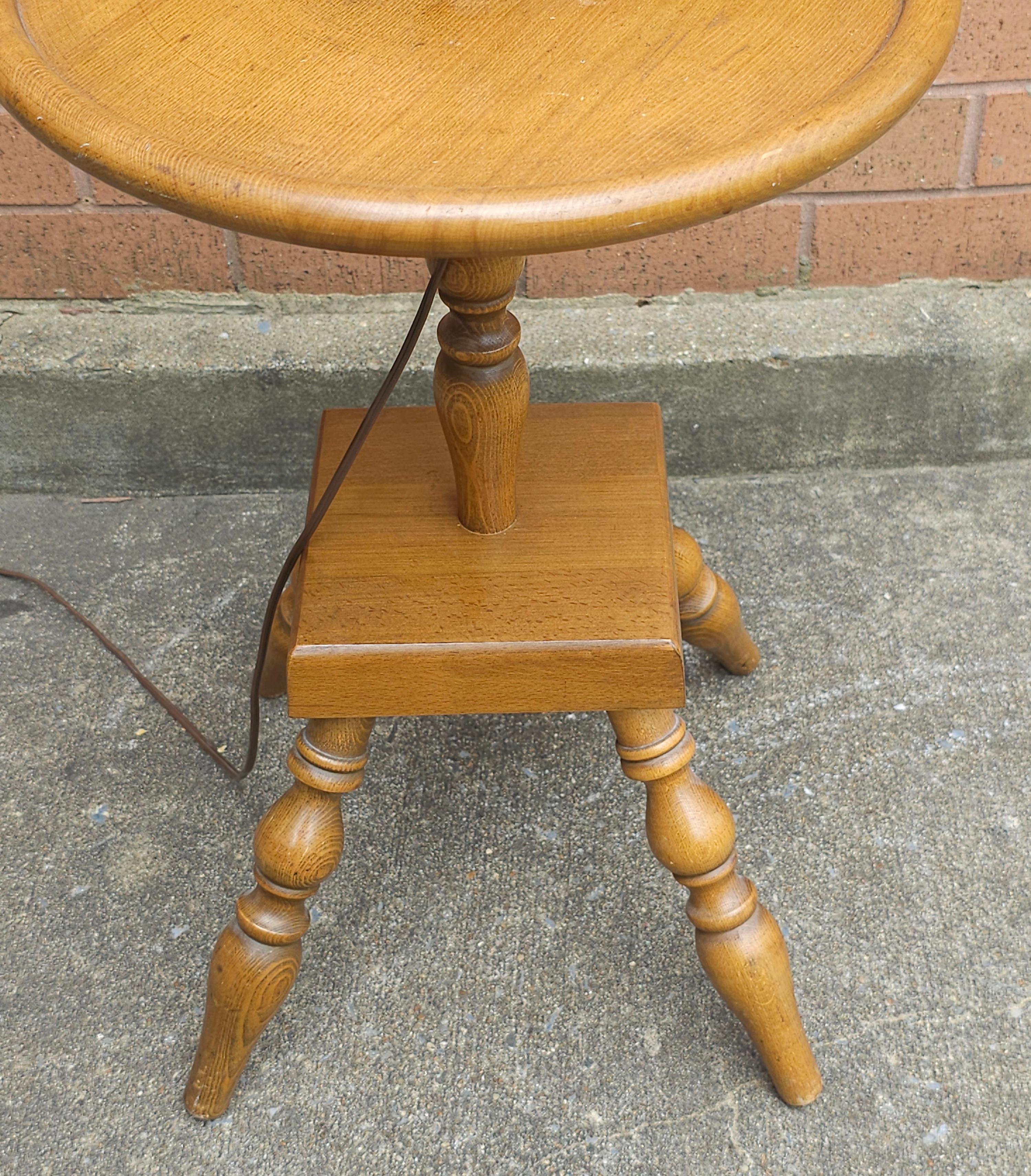 Japanese Authentic Furniture Products Maple Floor Lamp Table For Sale