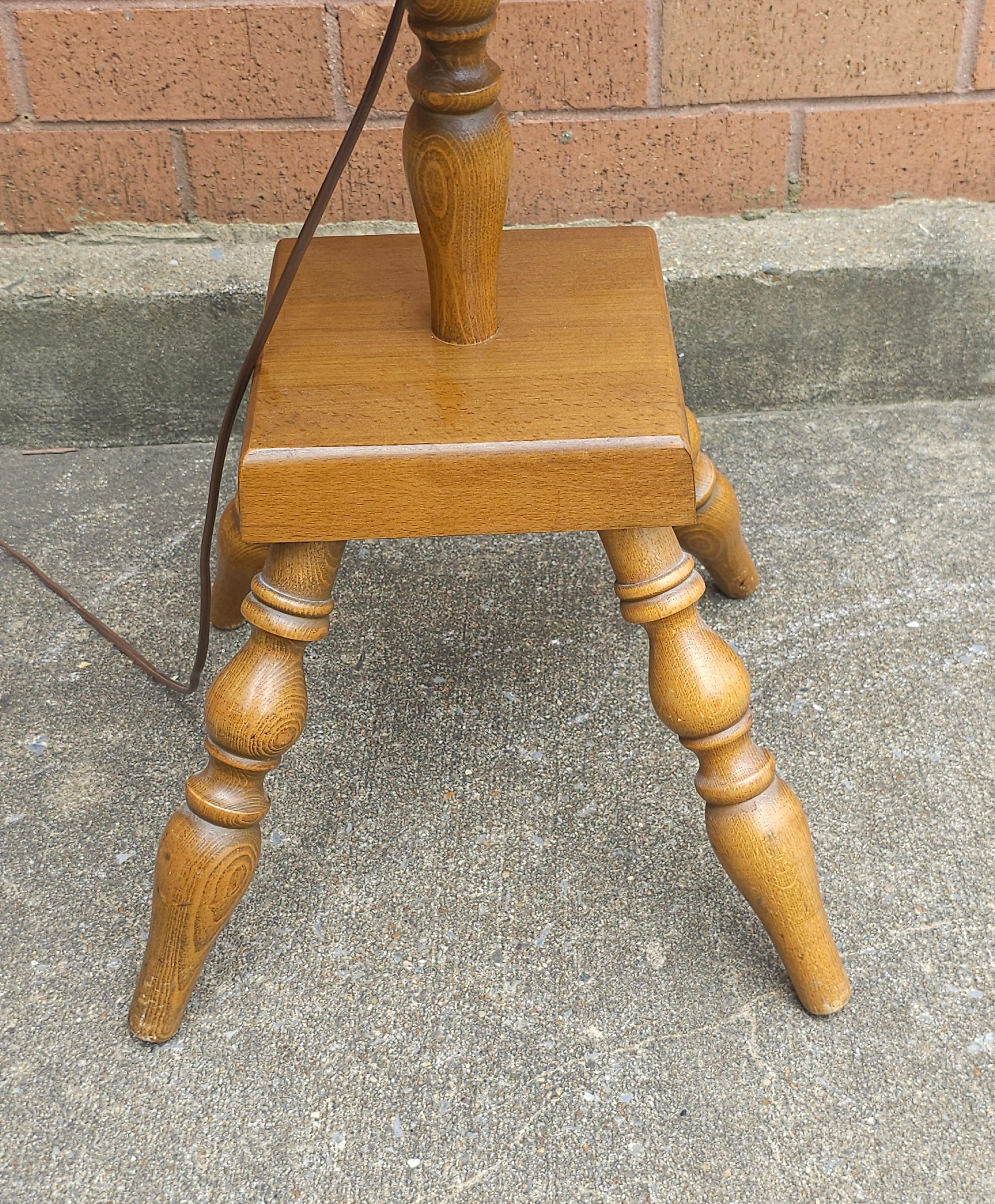 Other Authentic Furniture Products Maple Floor Lamp Table For Sale