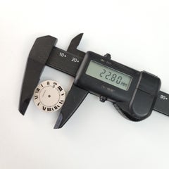 Authentic Genuine Original Cartier White Dial w/ Black Roman Numerals with Date