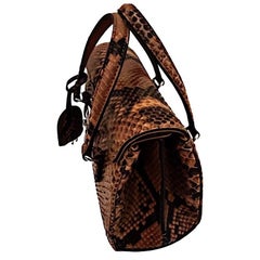 Autentico Gucci 14 FW Frida Giannini Runway Python Lady Lock Handbag