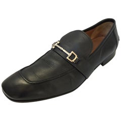 Vintage Authentic Gucci Mens Horsebit Loafers