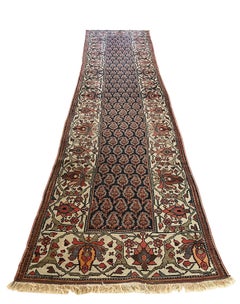 Authentic Hand Knotted Antique Bakhtiari Rug, Circa 1880