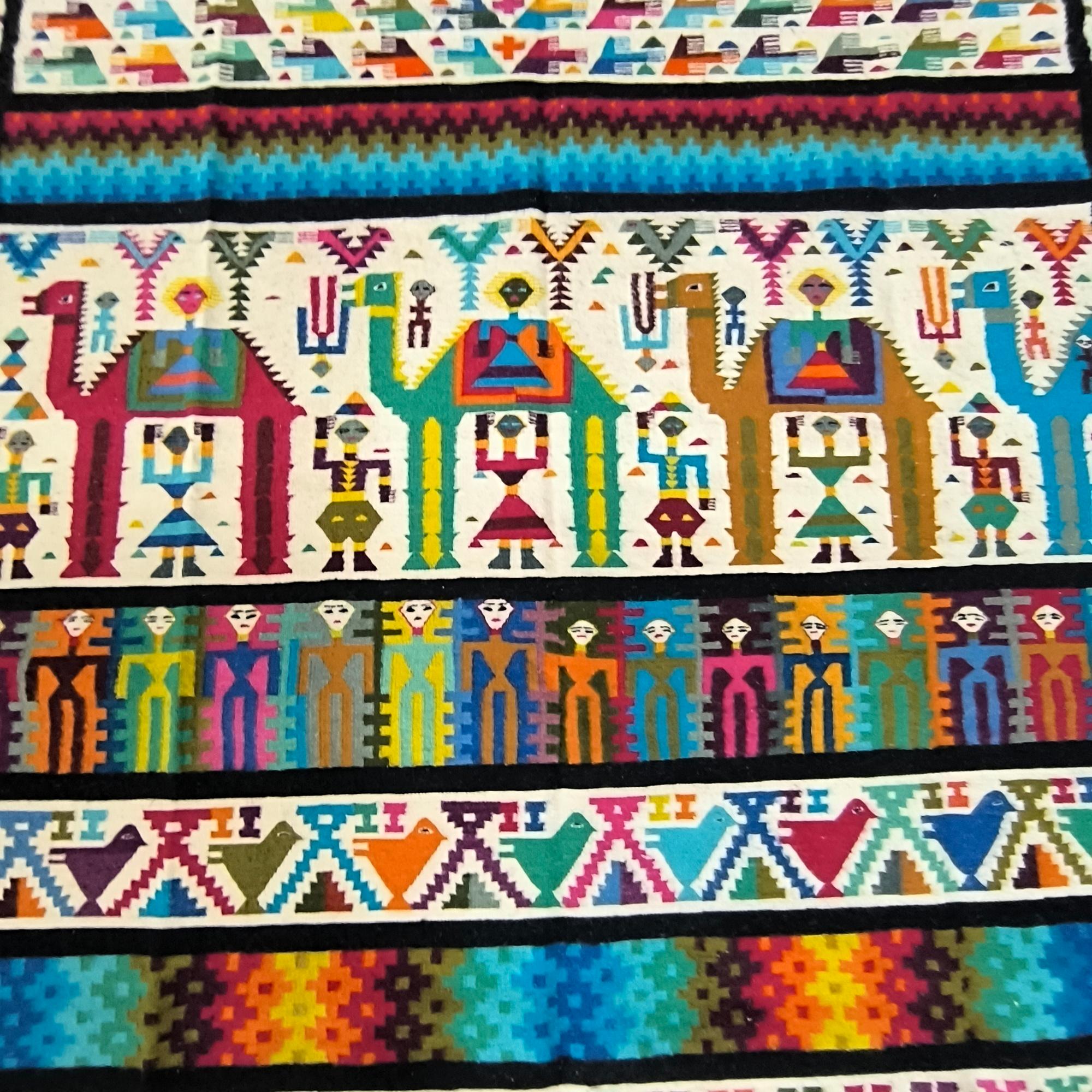 Authentischer handgewebter Gafsa-Teppich - Tunesisches Berber-Design - 2x3 Meter - Zertifiziert (20. Jahrhundert) im Angebot