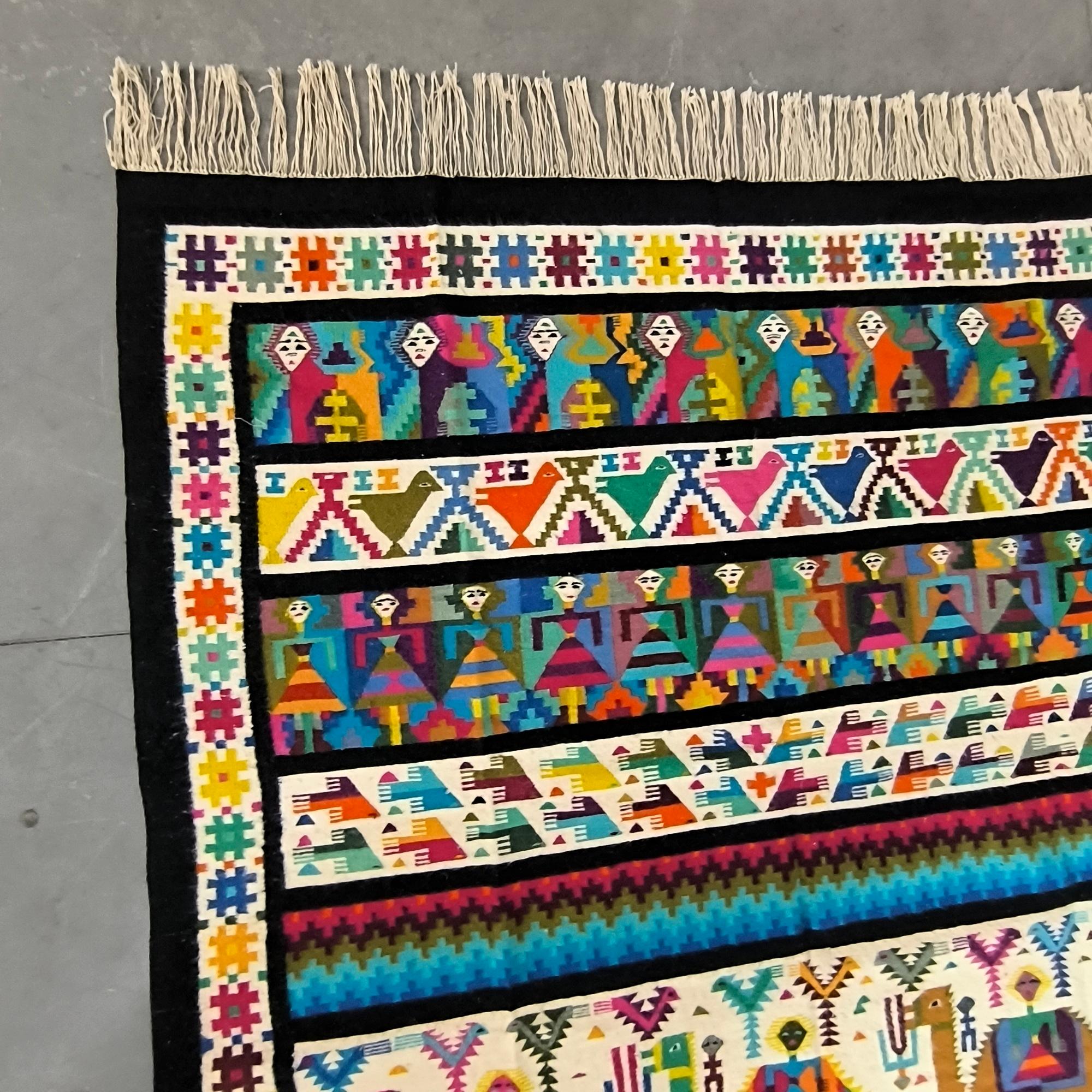 Authentischer handgewebter Gafsa-Teppich - Tunesisches Berber-Design - 2x3 Meter - Zertifiziert (Wolle) im Angebot