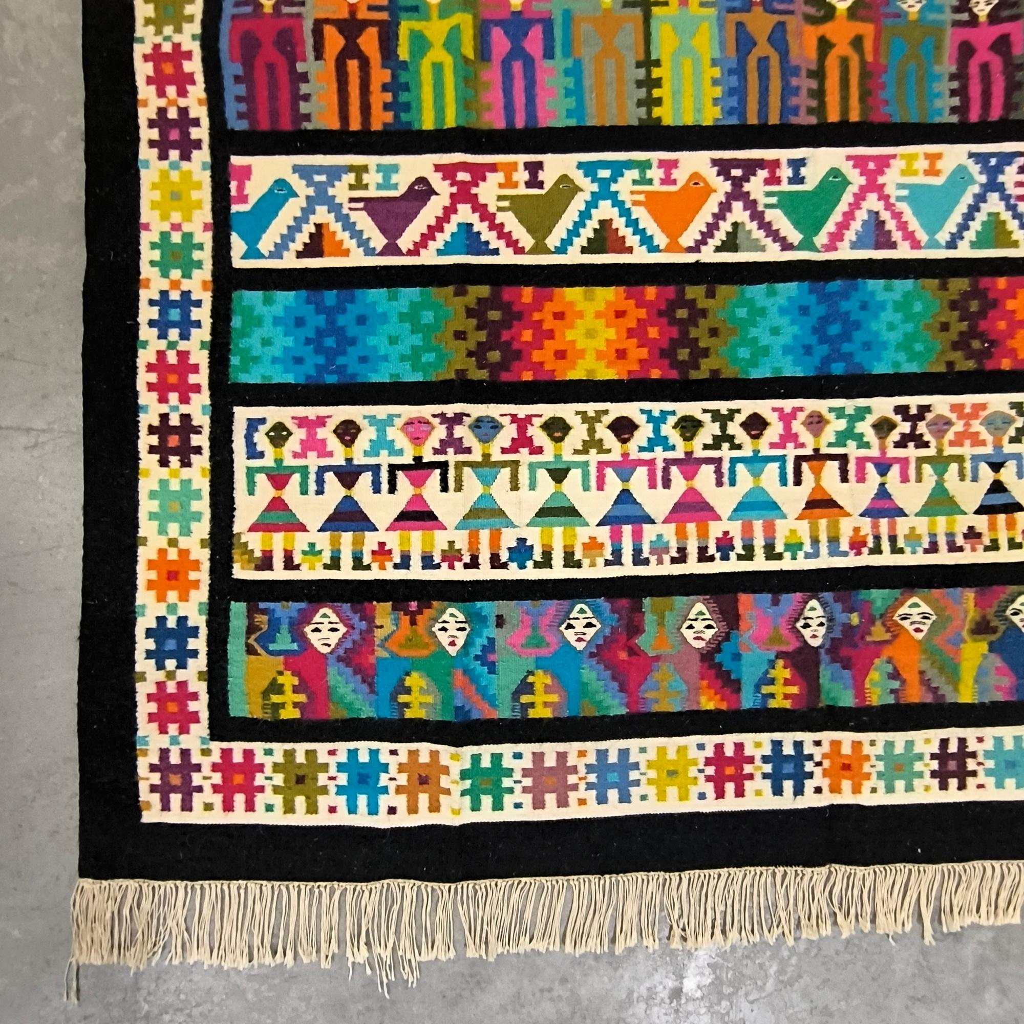 Authentischer handgewebter Gafsa-Teppich - Tunesisches Berber-Design - 2x3 Meter - Zertifiziert (Handgewebt) im Angebot