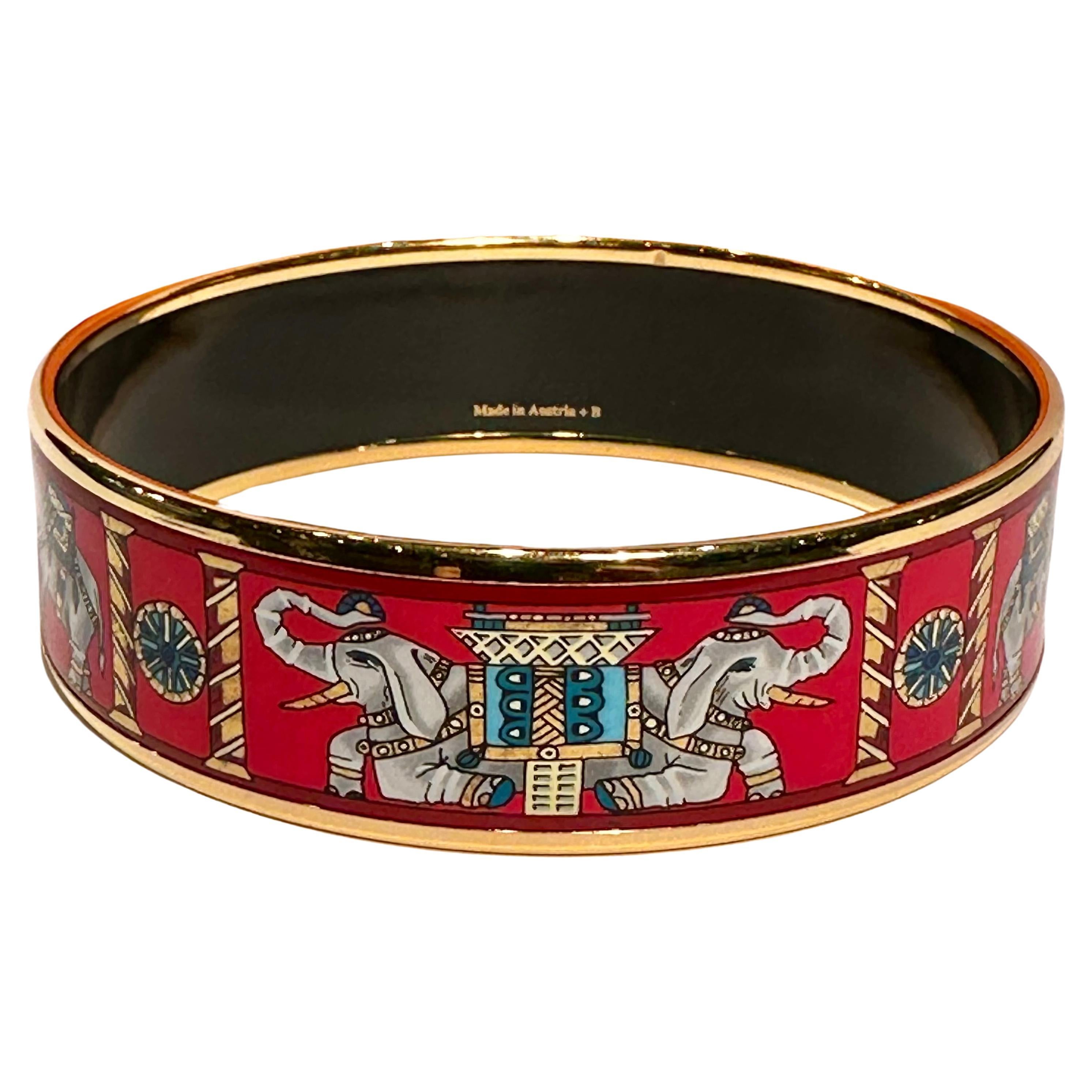 red hermes bracelet