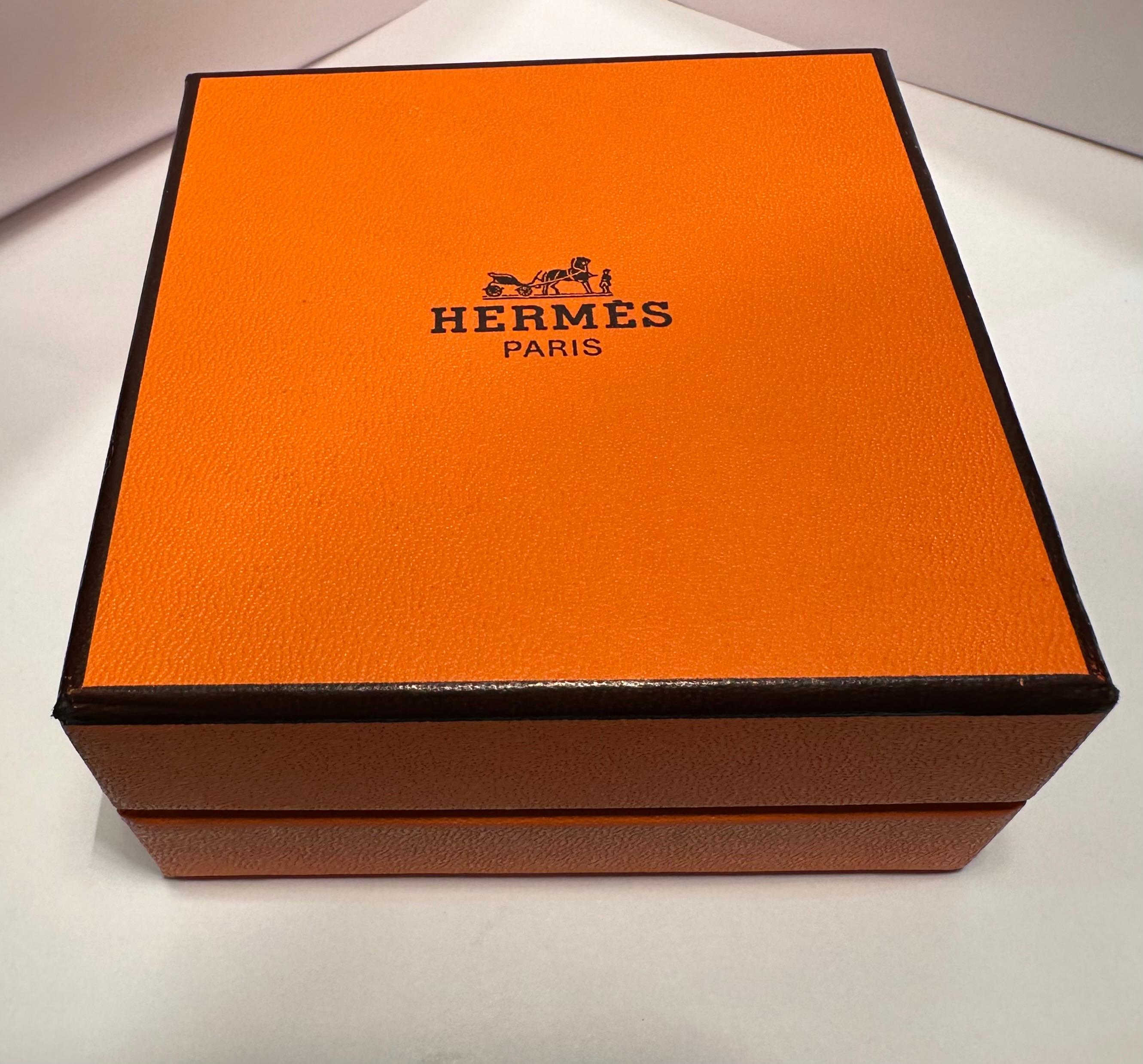 Authentic Hermes Torana Elephant Vibrant Red & Gold Enamel Wide Bangle Bracelet 1