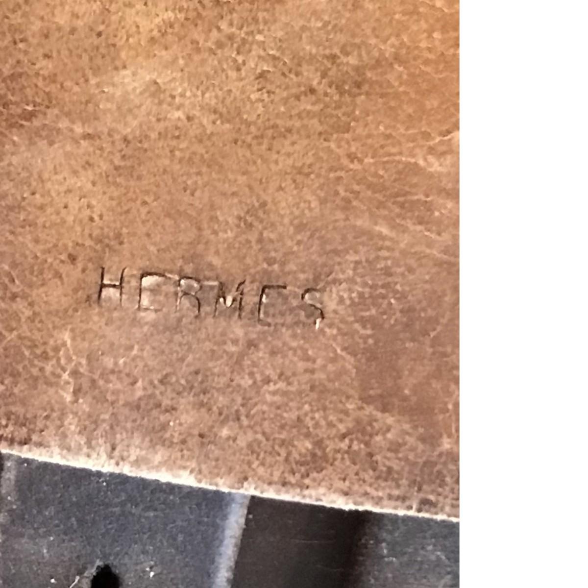 Authentic Hermes Vintage Leather Saddle 3