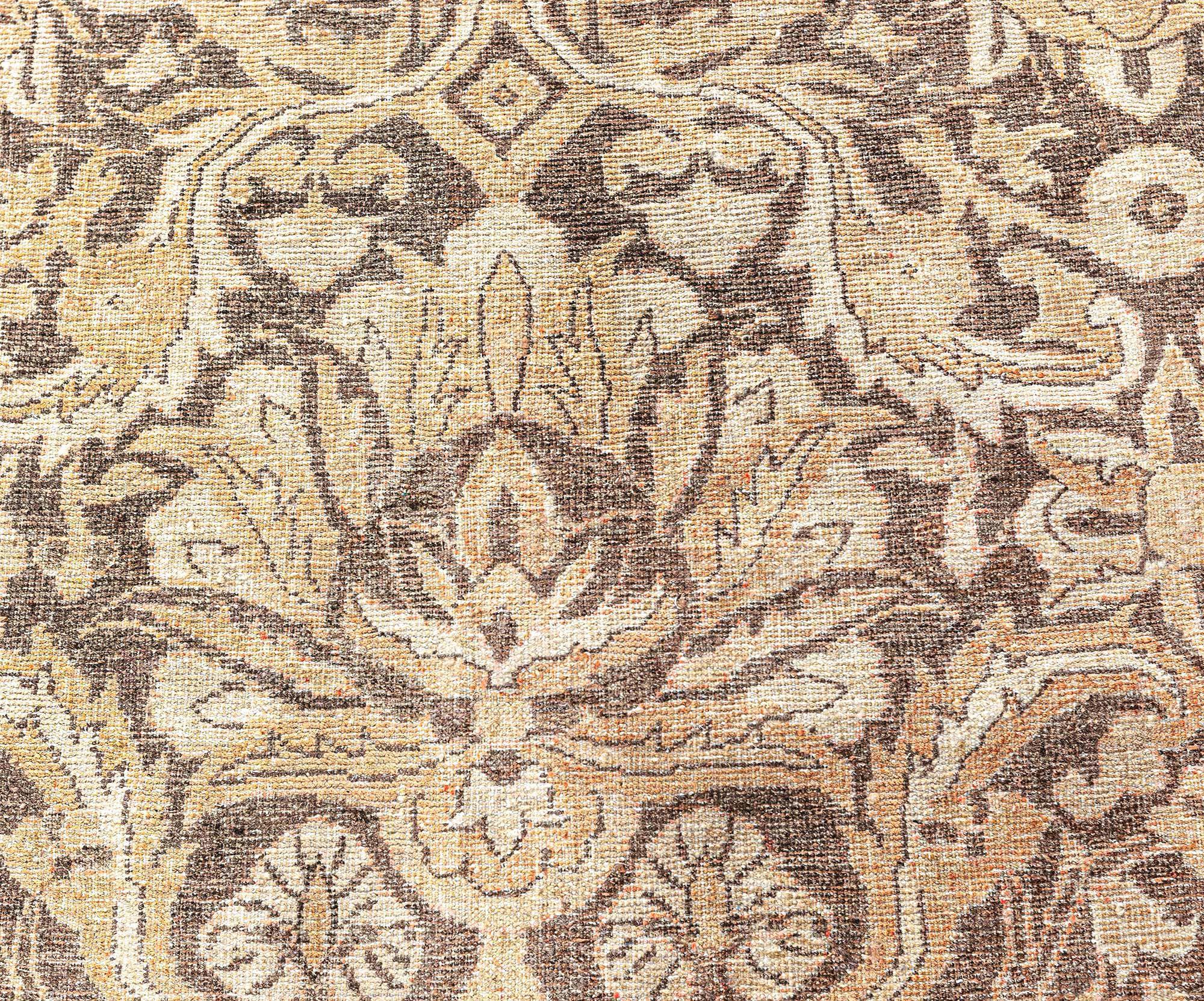 Authentic Indian Amritsar handmade wool rug by Doris Leslie Blau
Size: 10'0
