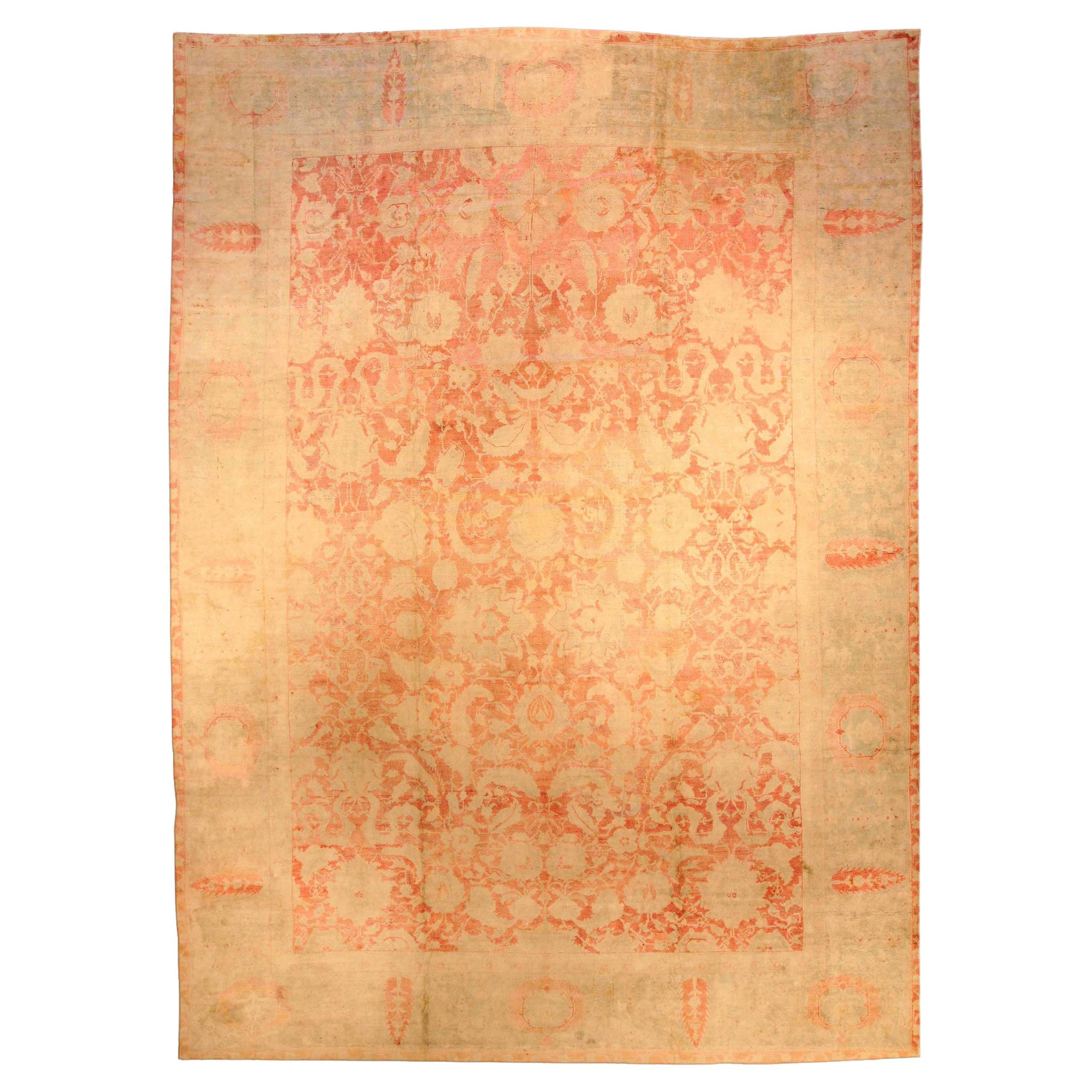 Authentic Indian Cotton Agra Rug For Sale