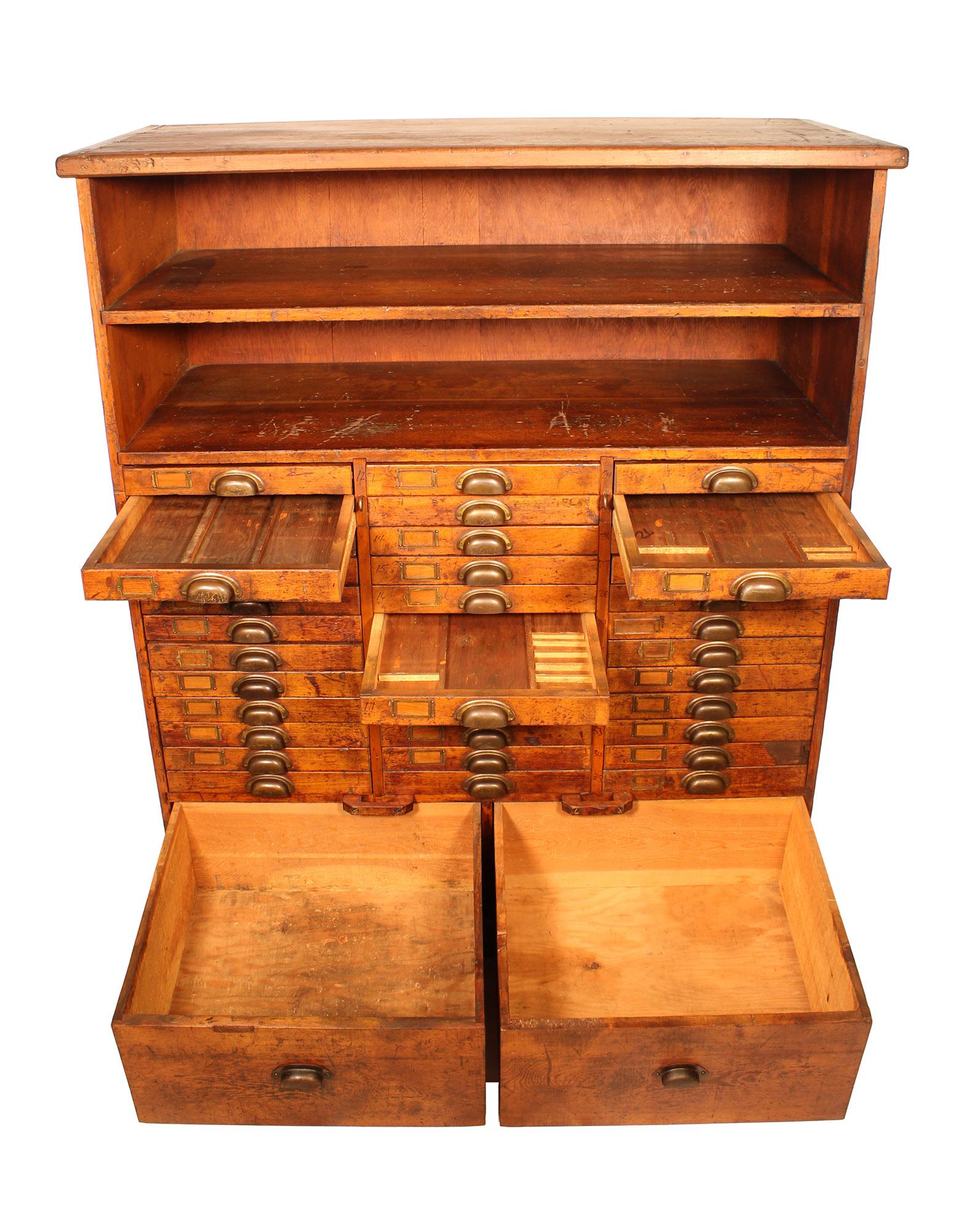 wooden storage drawers