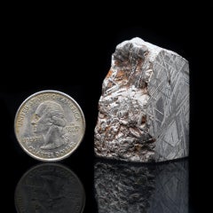 Authentic Iron Meteorite Cube — Widmanstätten Pattern