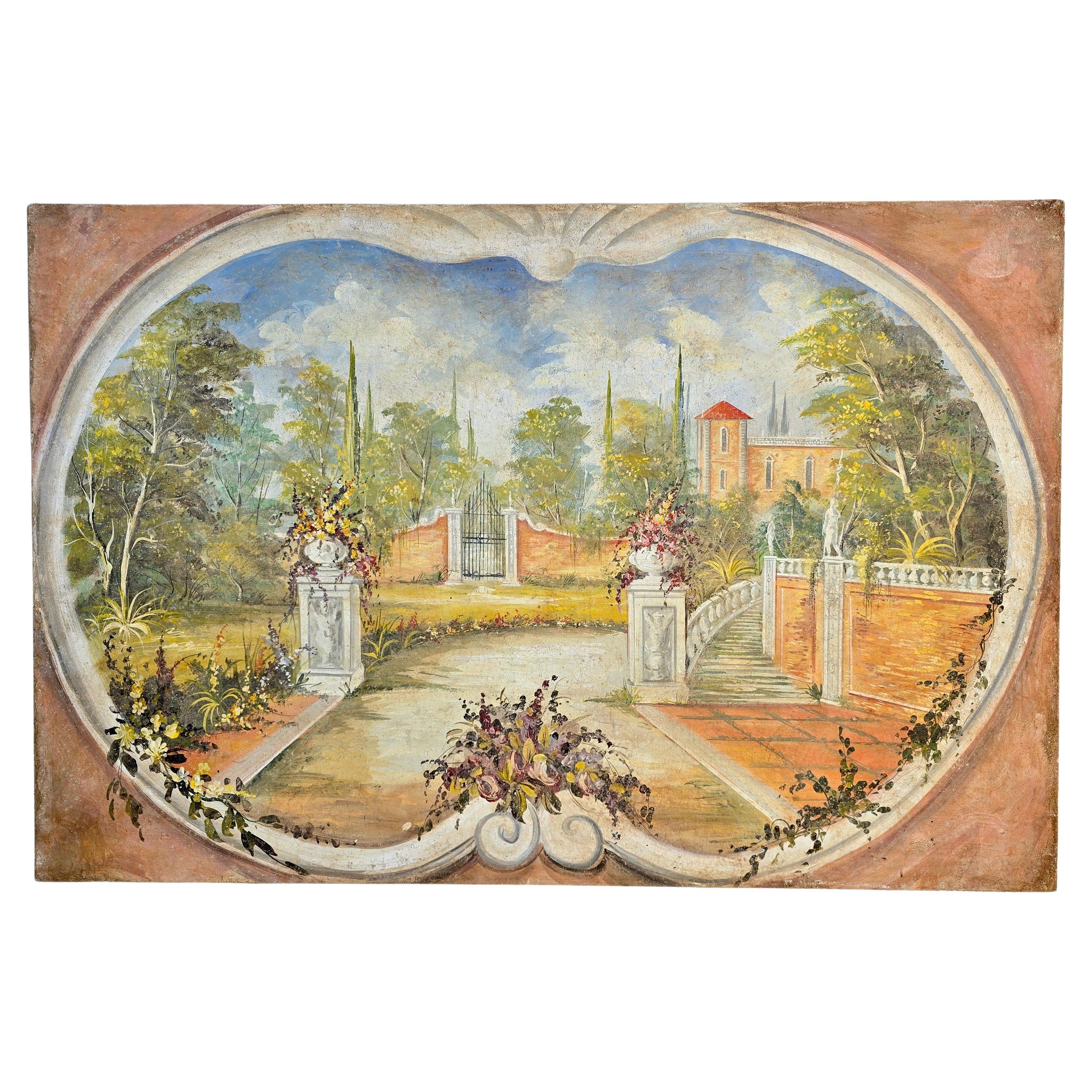 Authentic Italian Fresco in Roman Style