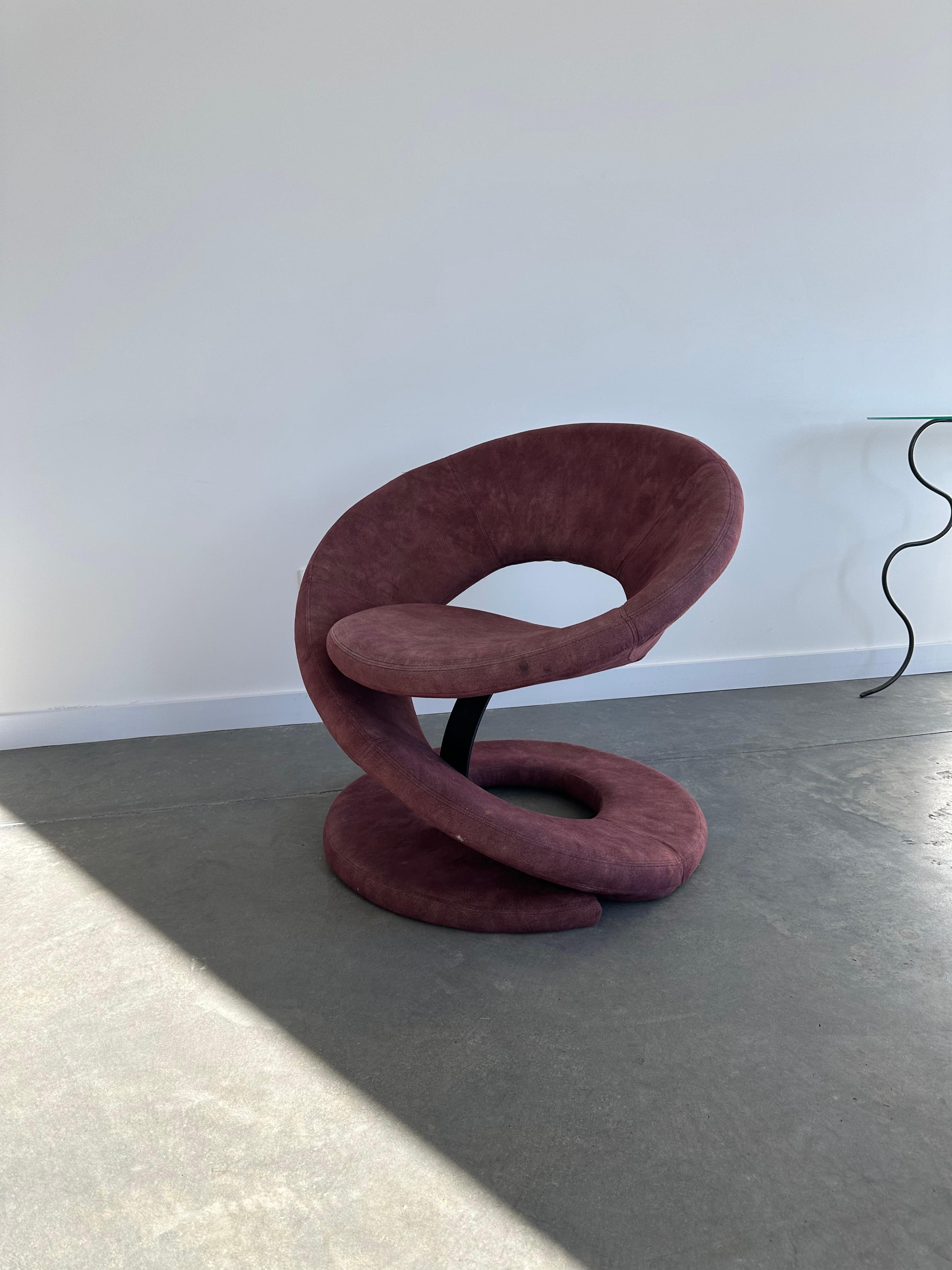 Post-Modern Authentic Jaymar Quebec 69 Sculptural Ribbon Chair