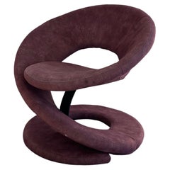 Fauteuil ruban sculptural Jaymar Québec 69 authentique