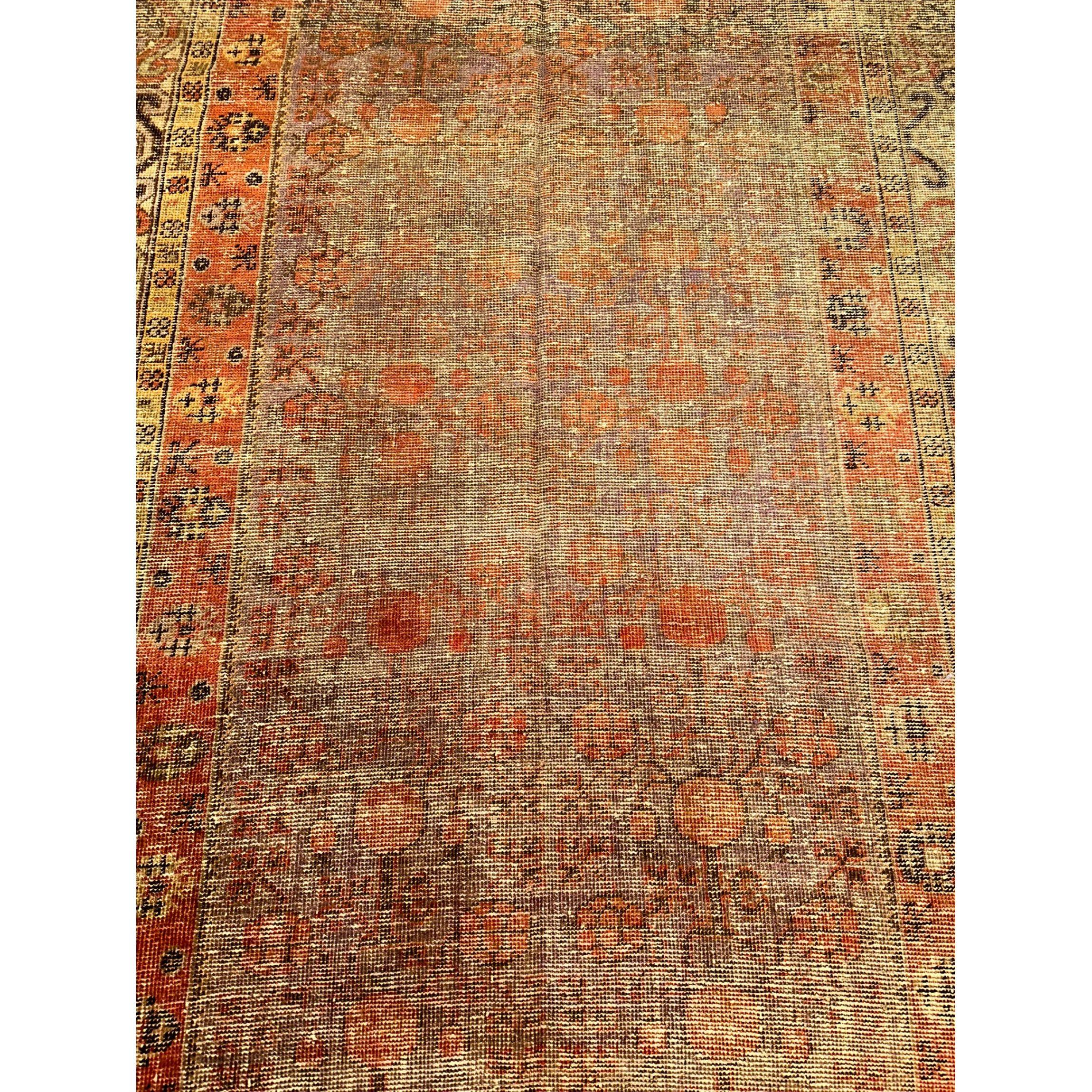Other Authentic Khotan Samarkand Mid-19th Century Rug For Sale