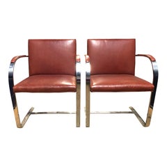 Authentic Knoll Brno Chairs by Mies Van Der Rohe