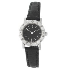 Authentic Ladies Bvlgari Bulgari Steel Date Quartz Watch