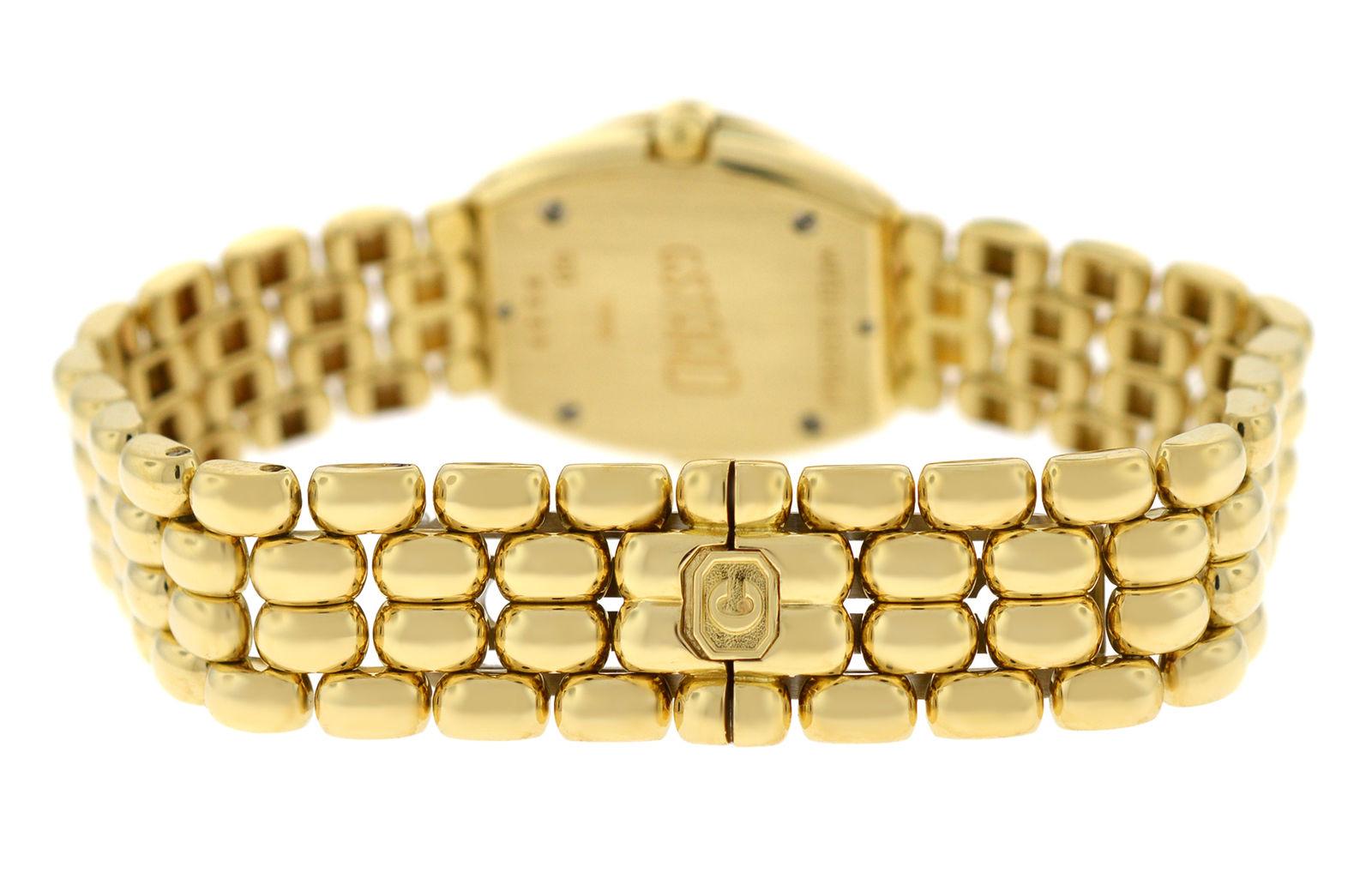 Authentic Ladies Chopard Gstaad Quartz 18 Karat Yellow Gold Watch For Sale 2