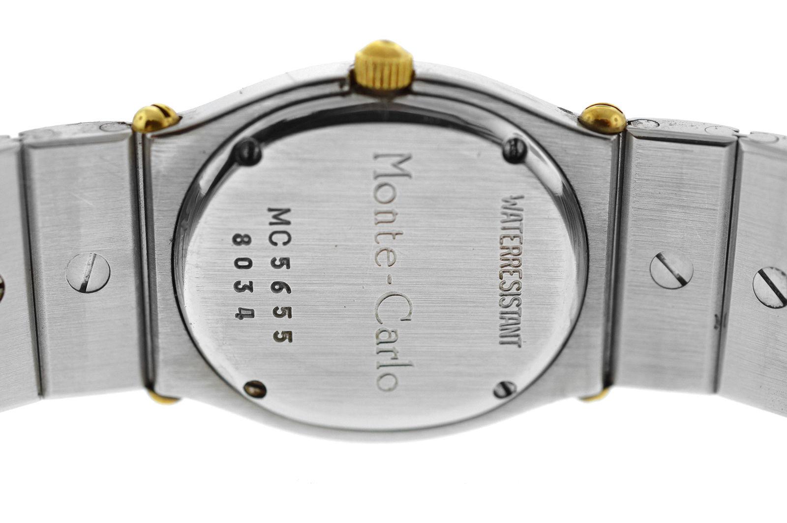 Authentic Ladies Chopard Monte Carlo Steel 18 Karat Gold Quartz Watch