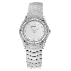 Authentic Ladies Ebel Classic Wave Diamond Quartz Watch