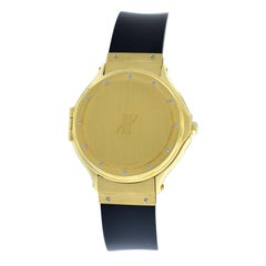 Authentic Ladies Hublot MDM Geneve 18 Karat Yellow Gold Quartz Watch