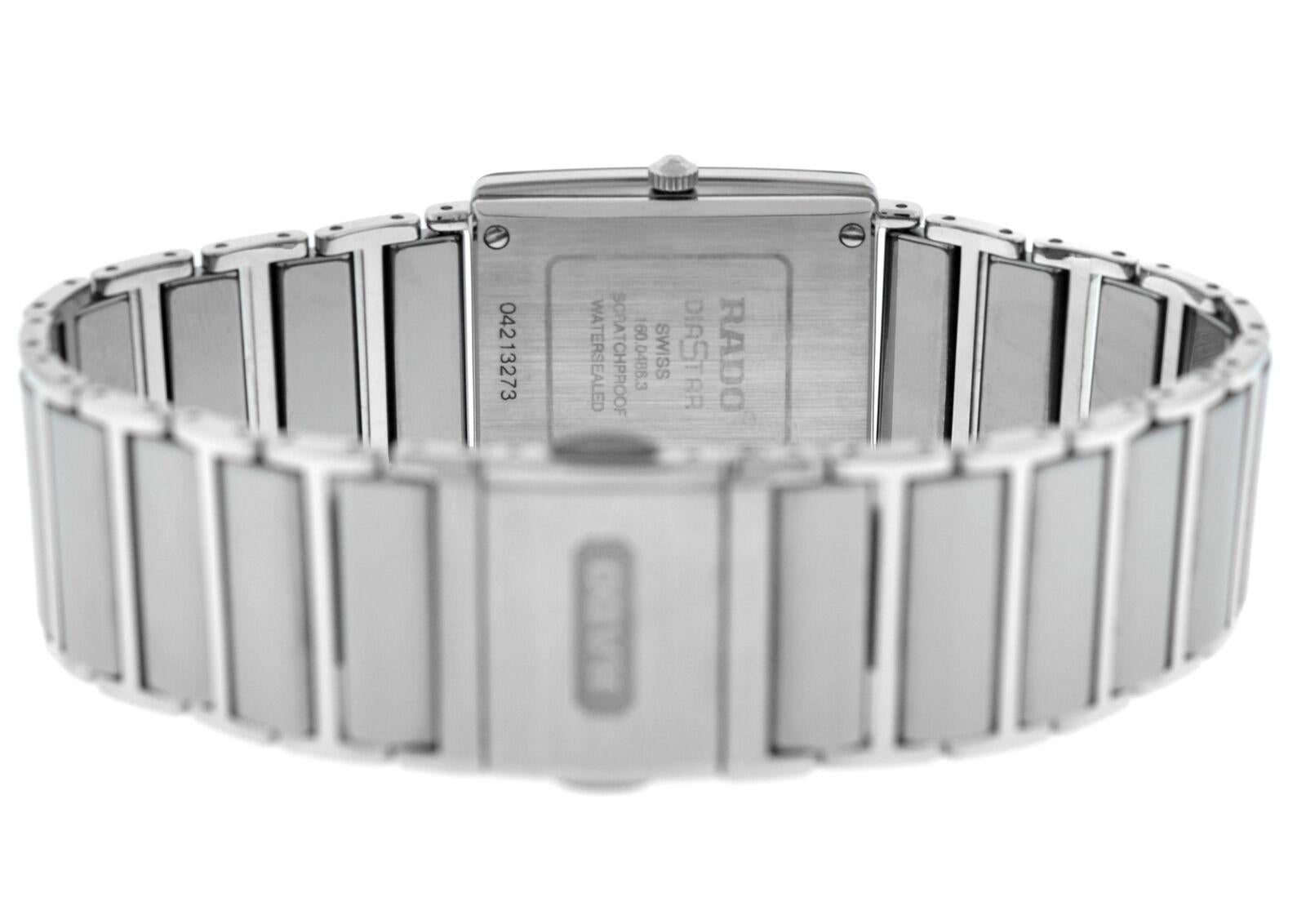 Modern Authentic Ladies Rado Diastar High Tech Ceramic Quartz Watch For Sale
