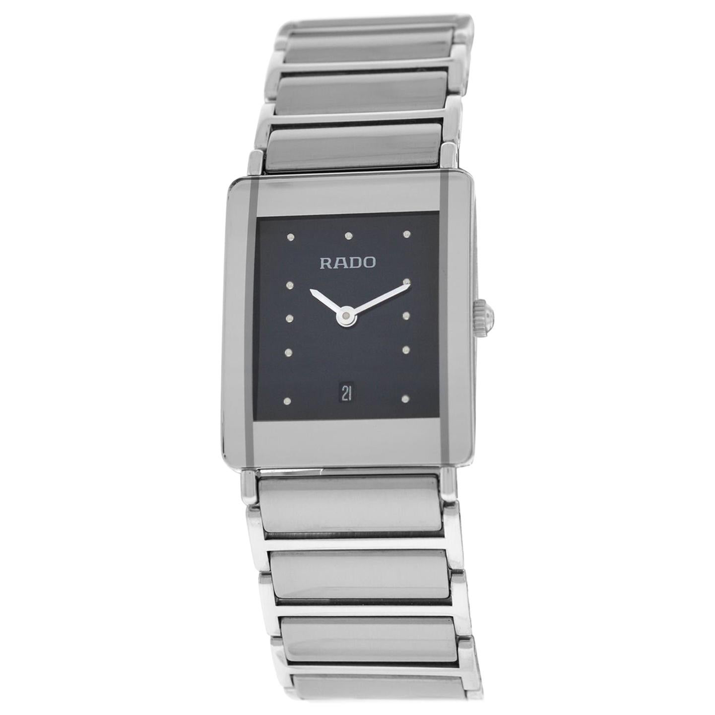 Authentic Ladies Rado Diastar High Tech Ceramic Quartz Watch For Sale