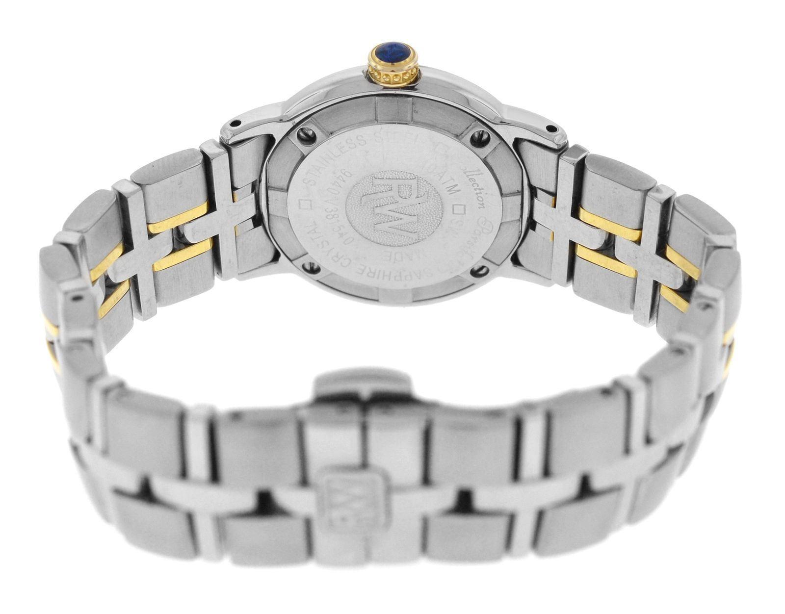 Authentic Ladies Raymond Weil Parsifal Steel Gold Mother of Pearl Quartz Watch 1