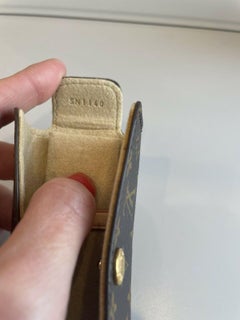 Authentic Louis Vuitton LV Logo Monogram Jewelry Case