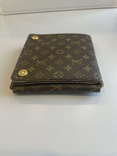 Authentic Louis Vuitton LV Logo Monogram Large Size Jewelry Case
