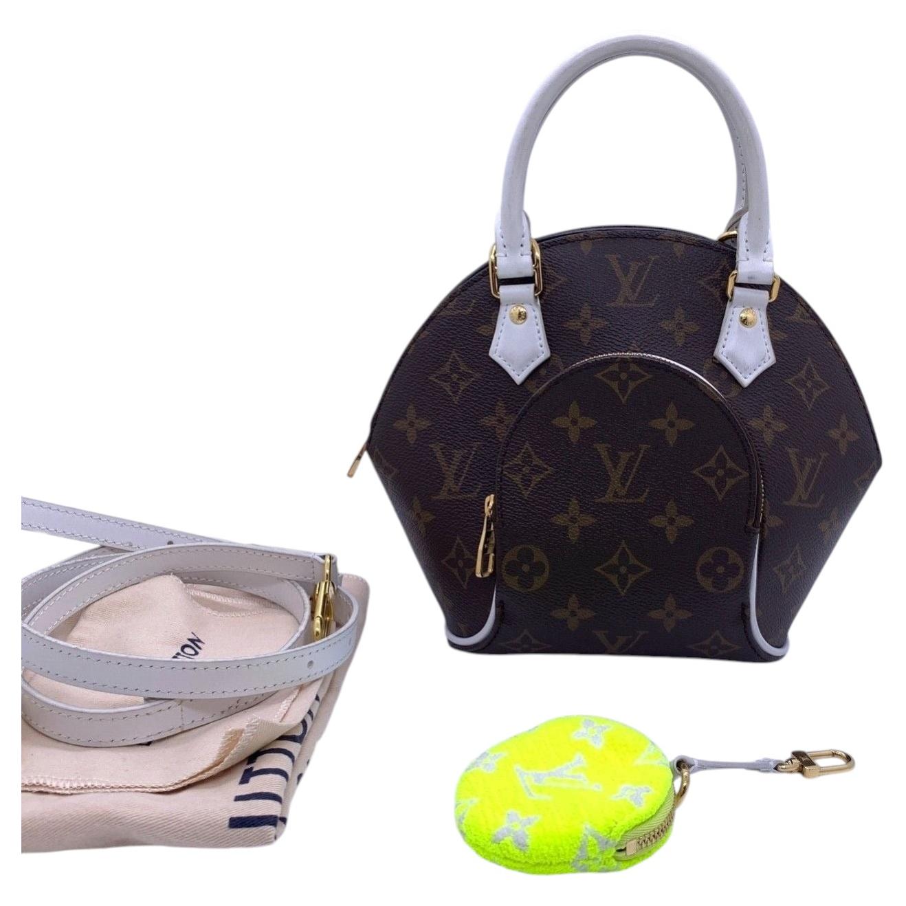 Authentic Louis Vuitton LV Match Ellipse BB Monogram Canvas Bag M20752 For Sale