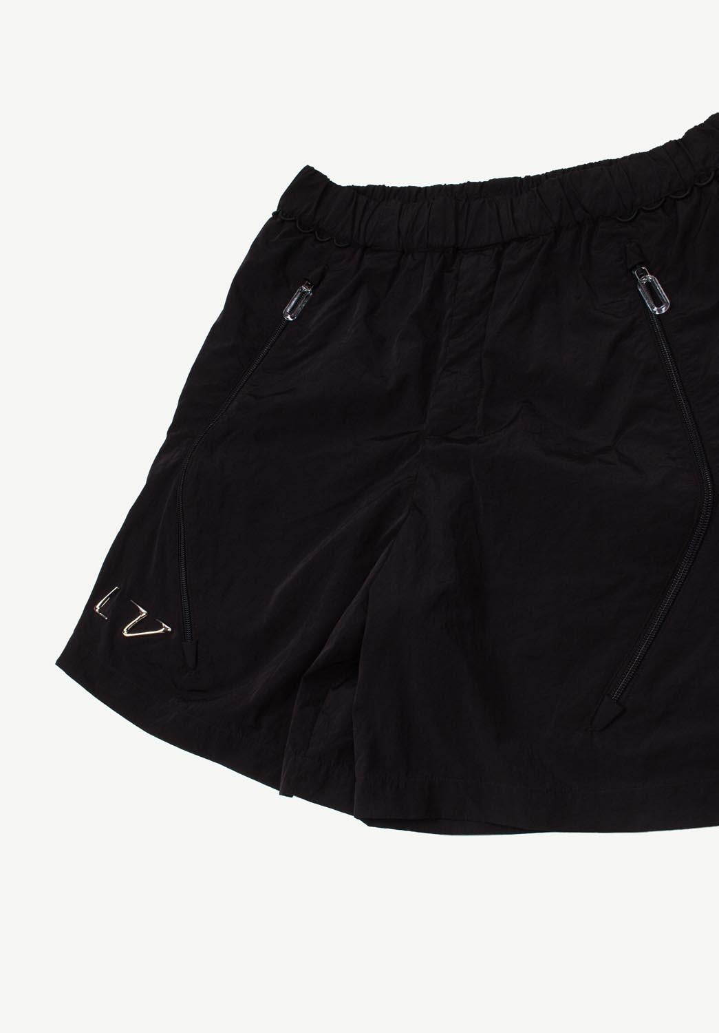 Item for sale is 100% genuine Louis Vuitton Men Shorts Size 40 S220
Color: Black
(An actual color may a bit vary due to individual computer screen interpretation)
Material: 100% polyamide
Tag size: 40 (runs Large) 
These shorts are great quality