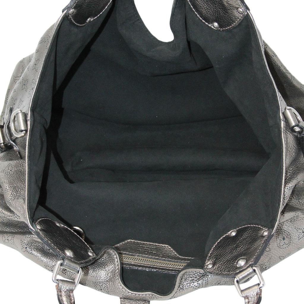 Authentic Louis Vuitton Metallic Mahina XL Shoulder Bag in dust bag w/ Receipt 1