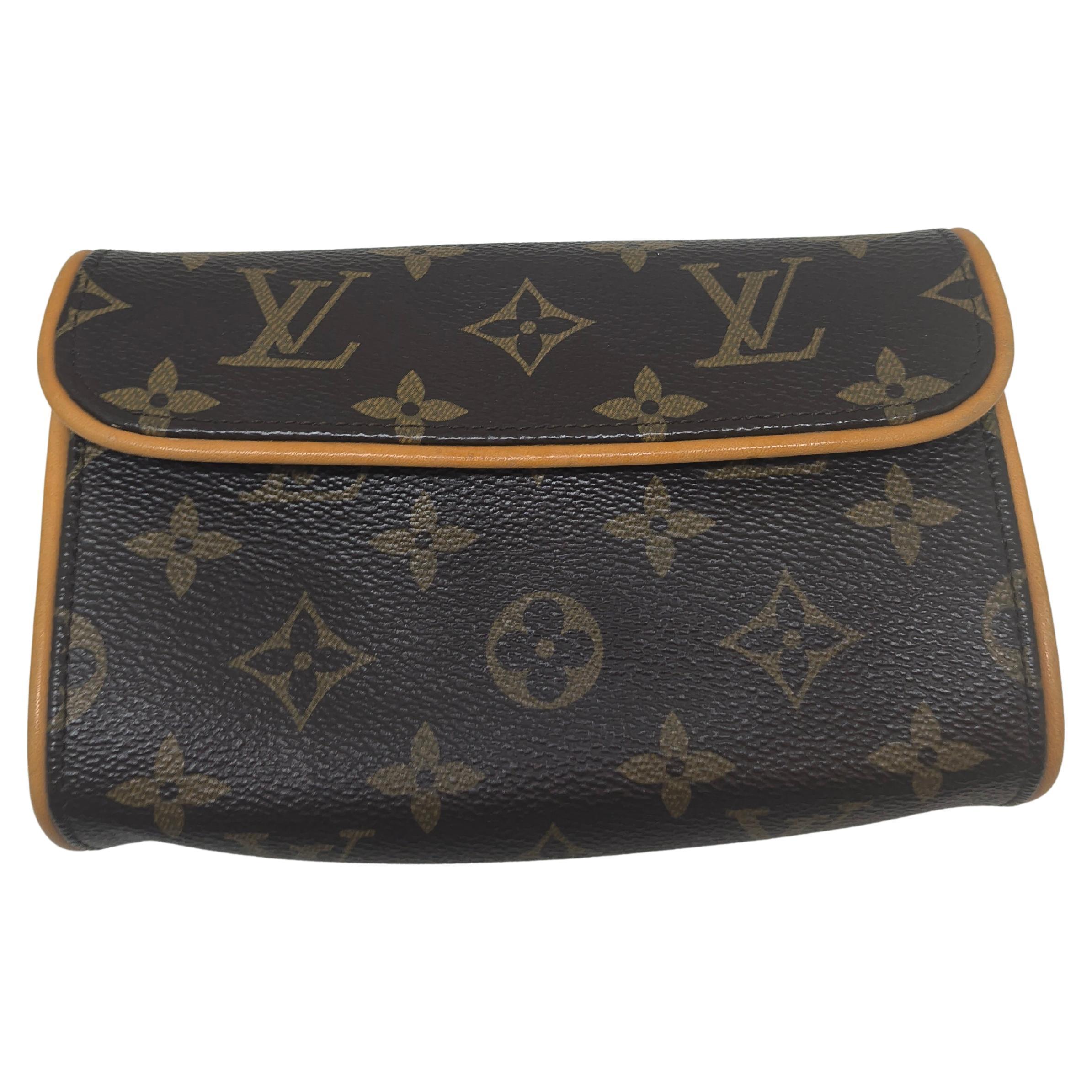 Authentic Louis Vuitton Monogram Pochette Florentine Waist Bag M51855