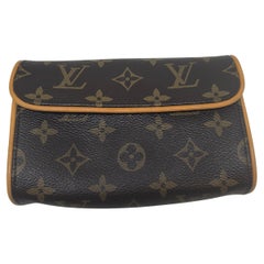 Authentic Louis Vuitton Monogram Pochette Florentine Waist Bag M51855