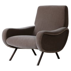 lady armchair cassina Authentic Marco Zanuso Lady Chair, Arflex, in Pure Mohair, Italy, 1950s