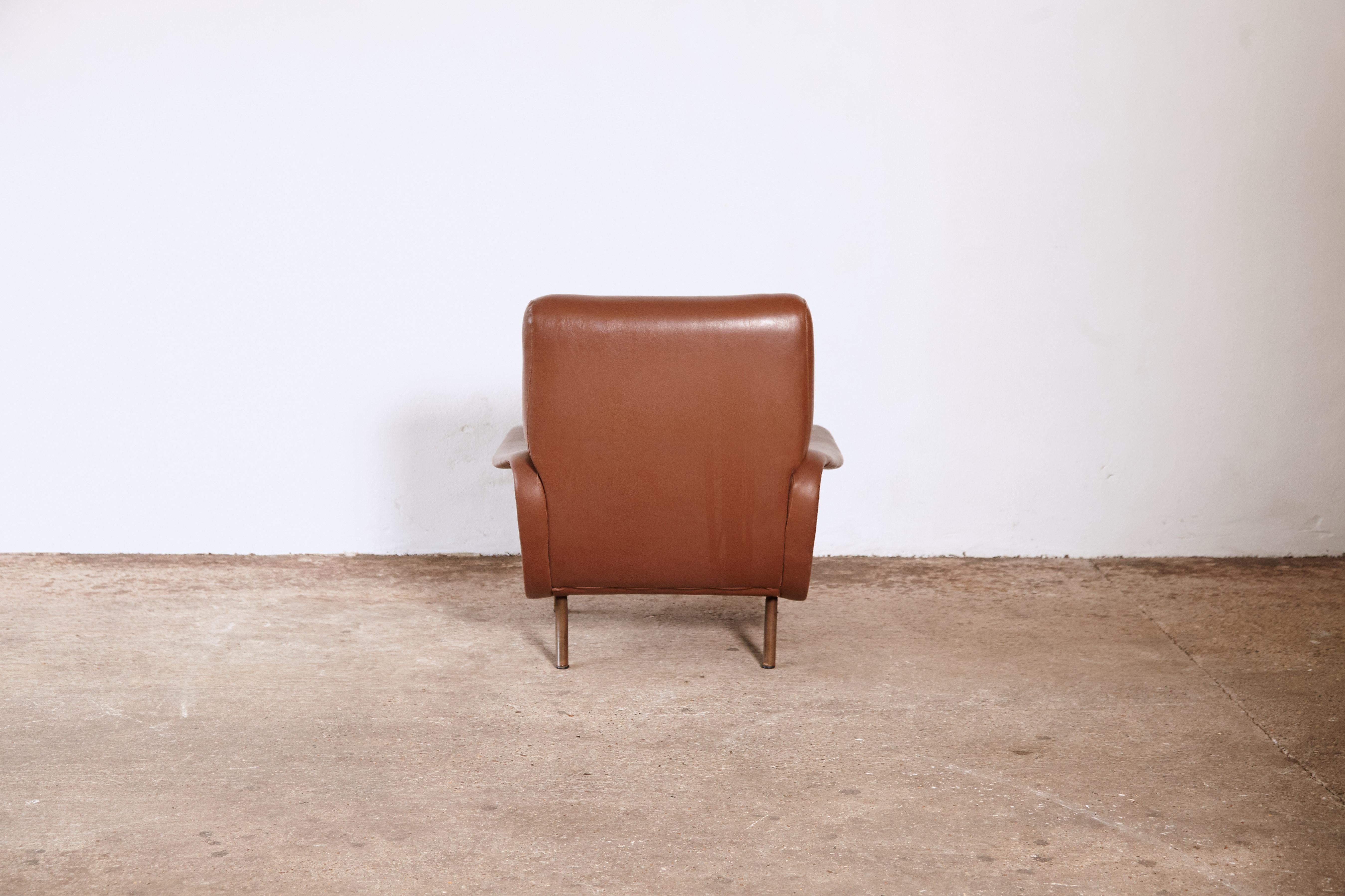 Mid-Century Modern Authentic Marco Zanuso Lady Chair, Arflex, Italy, 1950s-1960s