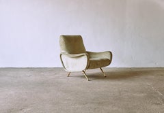 Authentic Marco Zanuso Lady Chair, Arflex, Italy, 1960s, newly upholstered