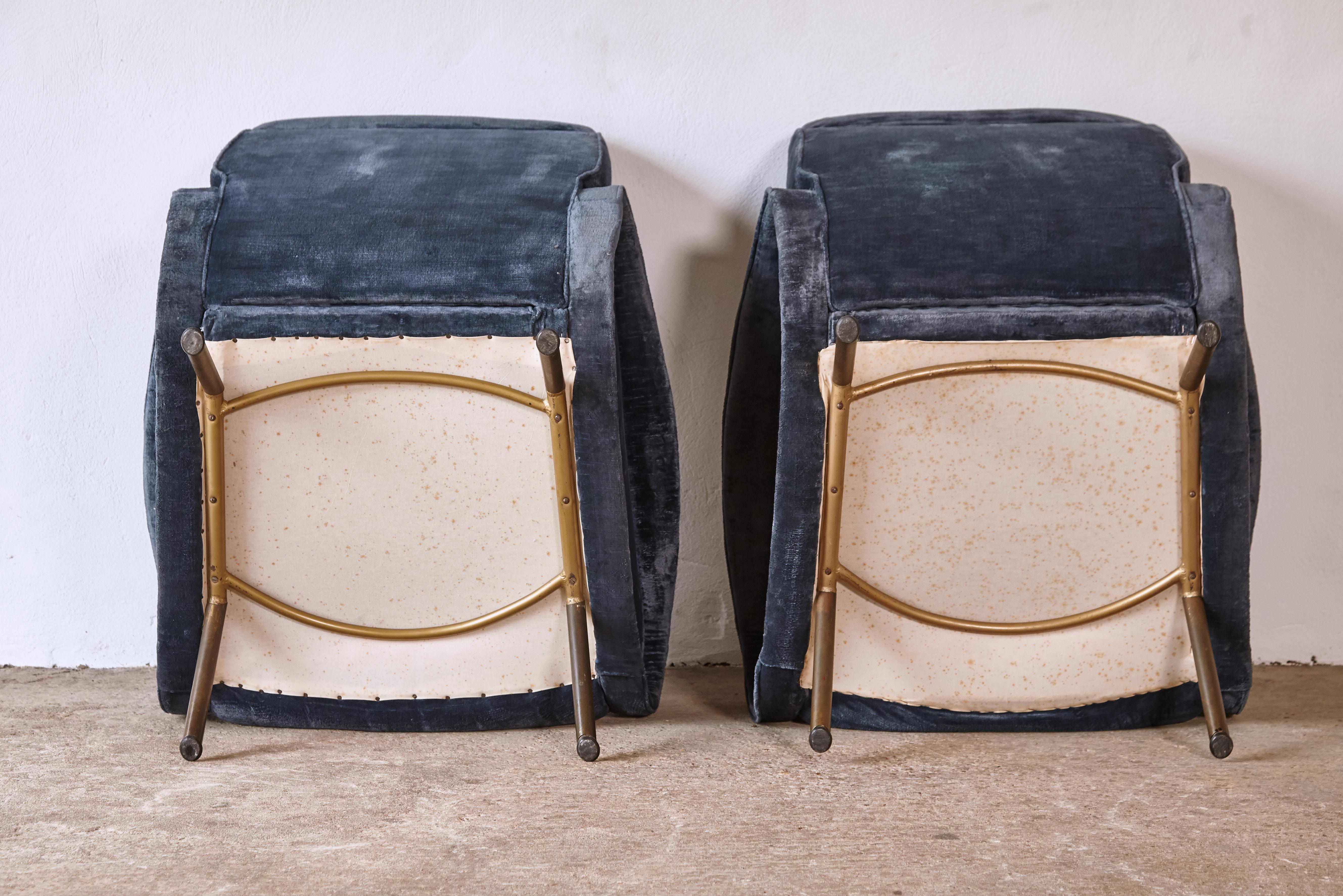 Authentic Marco Zanuso Lady Chairs, Arflex, Italy, 1950s 3