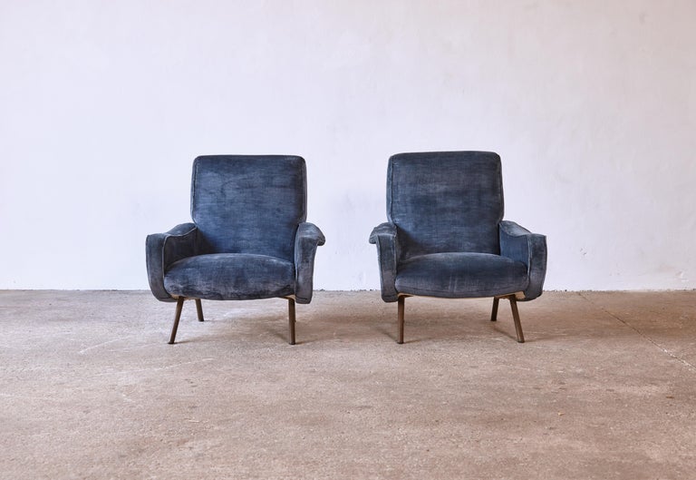 Authentic Marco Zanuso Lady Chairs, Arflex, Italy, 1950s 1
