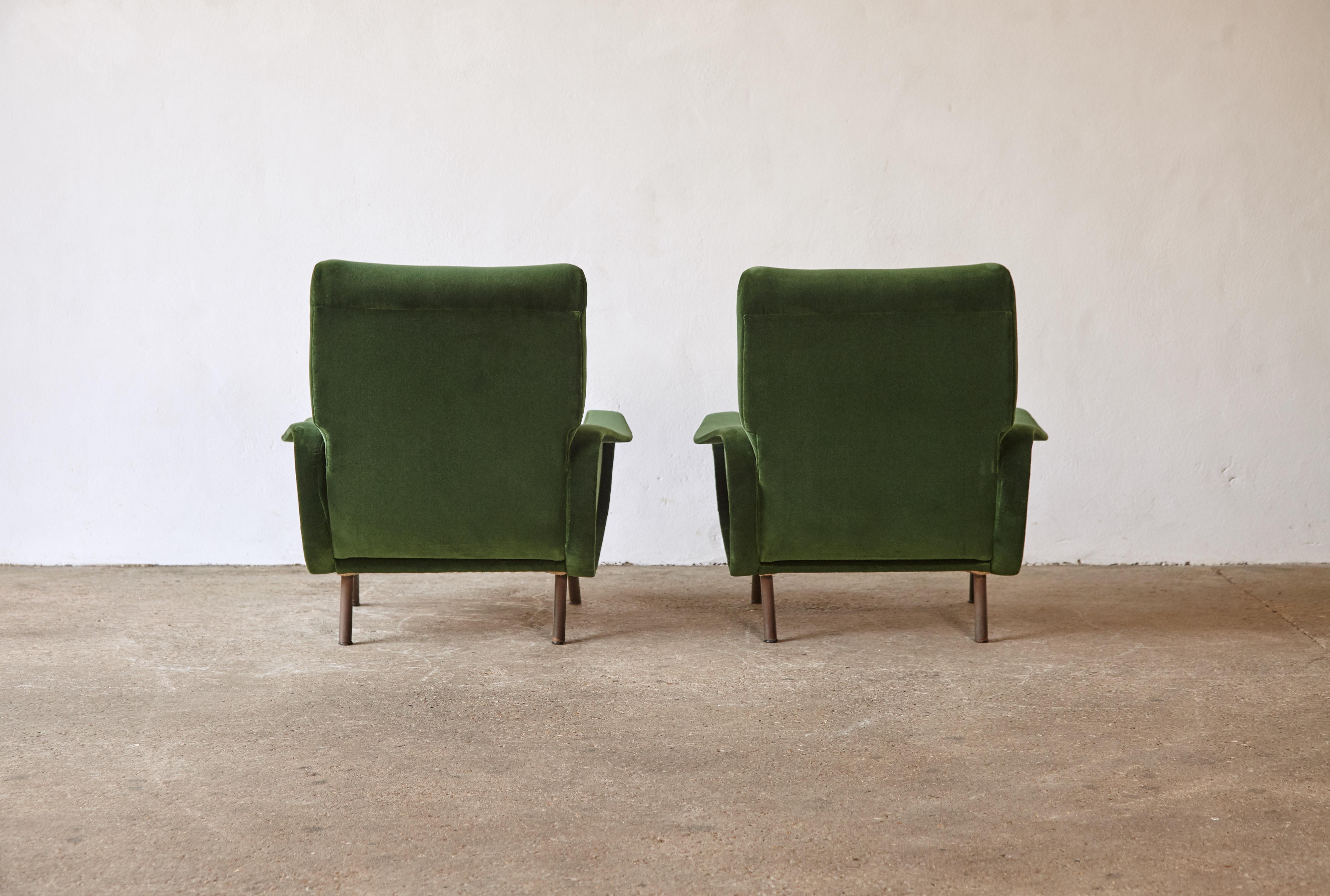20th Century Authentic Marco Zanuso Lady Chairs, Arflex, Italy, 1950s, Newly Reupholstered