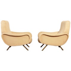 Authentic Marco Zanuso Lady Chairs, Arflex, Italy, 1960s for re-upholstery Authentic Marco Zanuso Lady Chairs, Arflex, Italy, 1960s for re-upholstery
