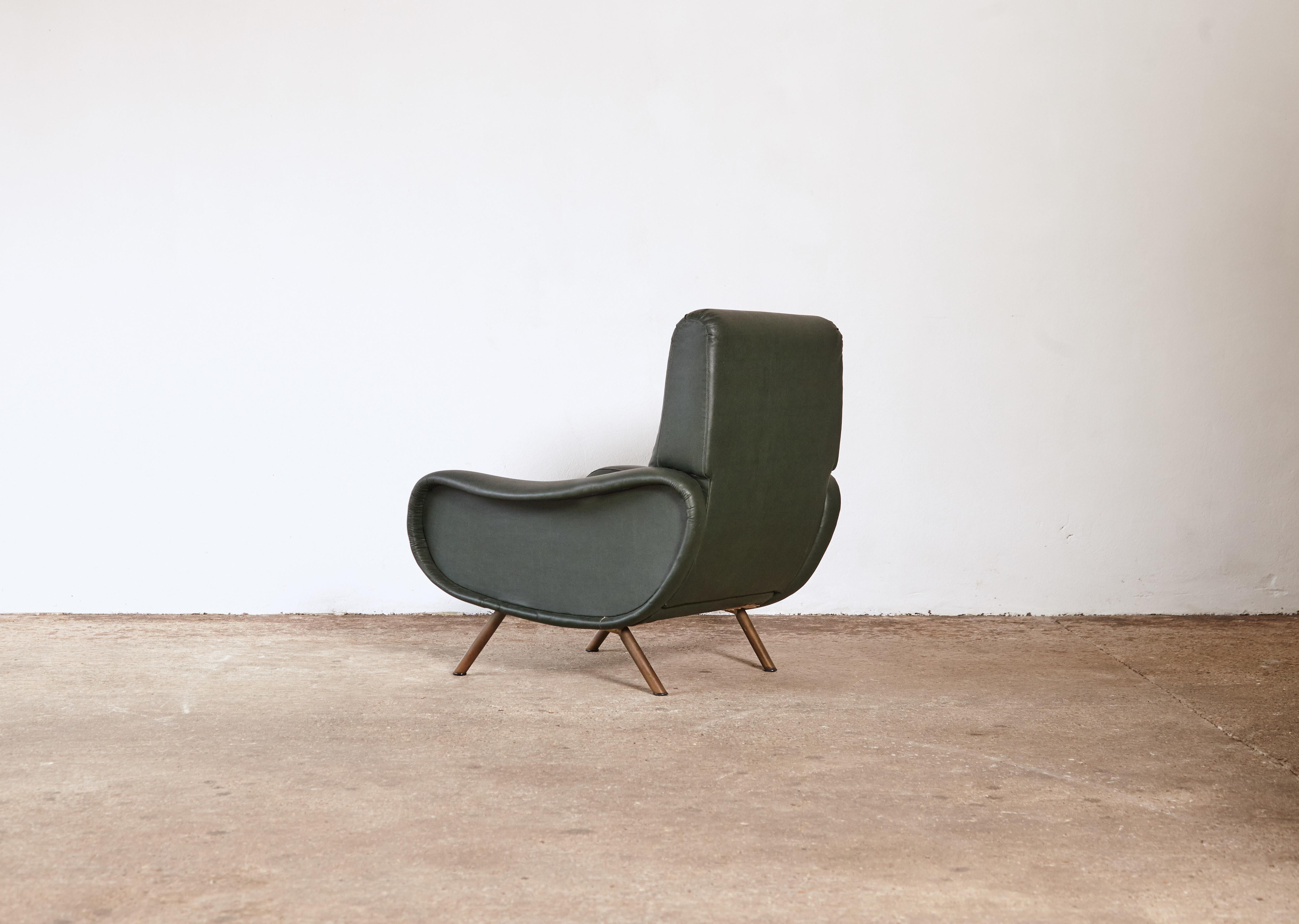 20th Century Authentic Marco Zanuso Lady Chairs, Arflex, Italy, 1950s/1960s