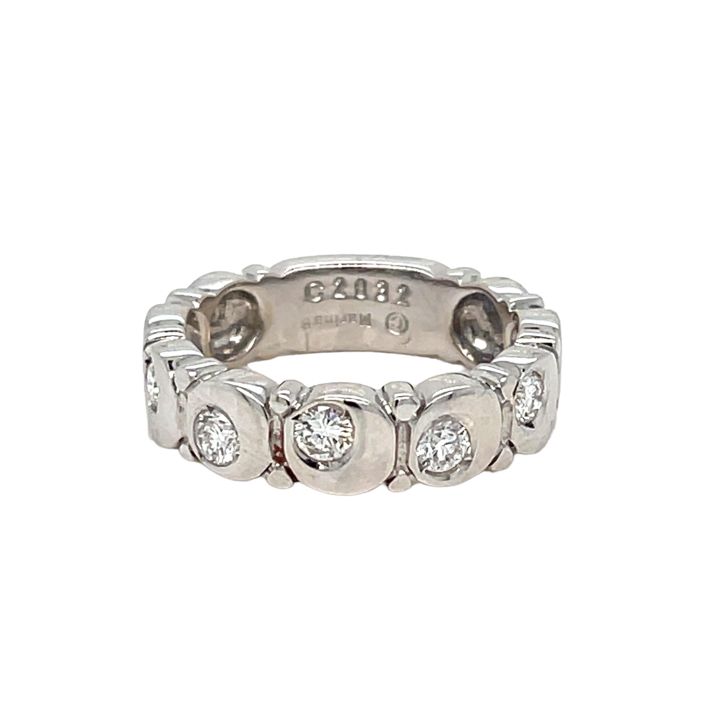 Taglio brillante Autentico anello d'oro con diamante Marina B. A. B. in vendita