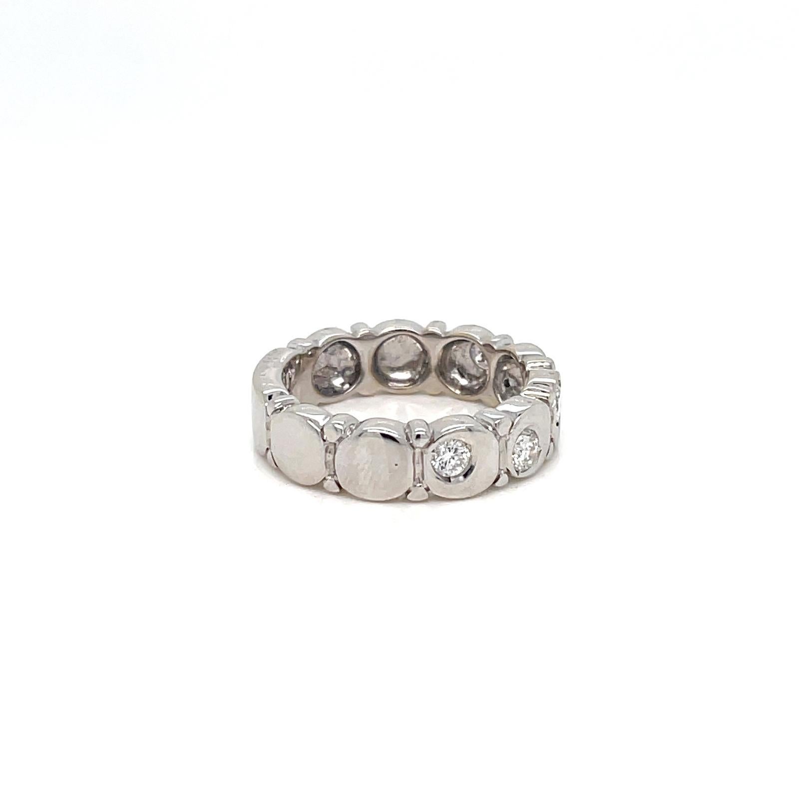 Autentico anello d'oro con diamante Marina B. A. B. in vendita 1