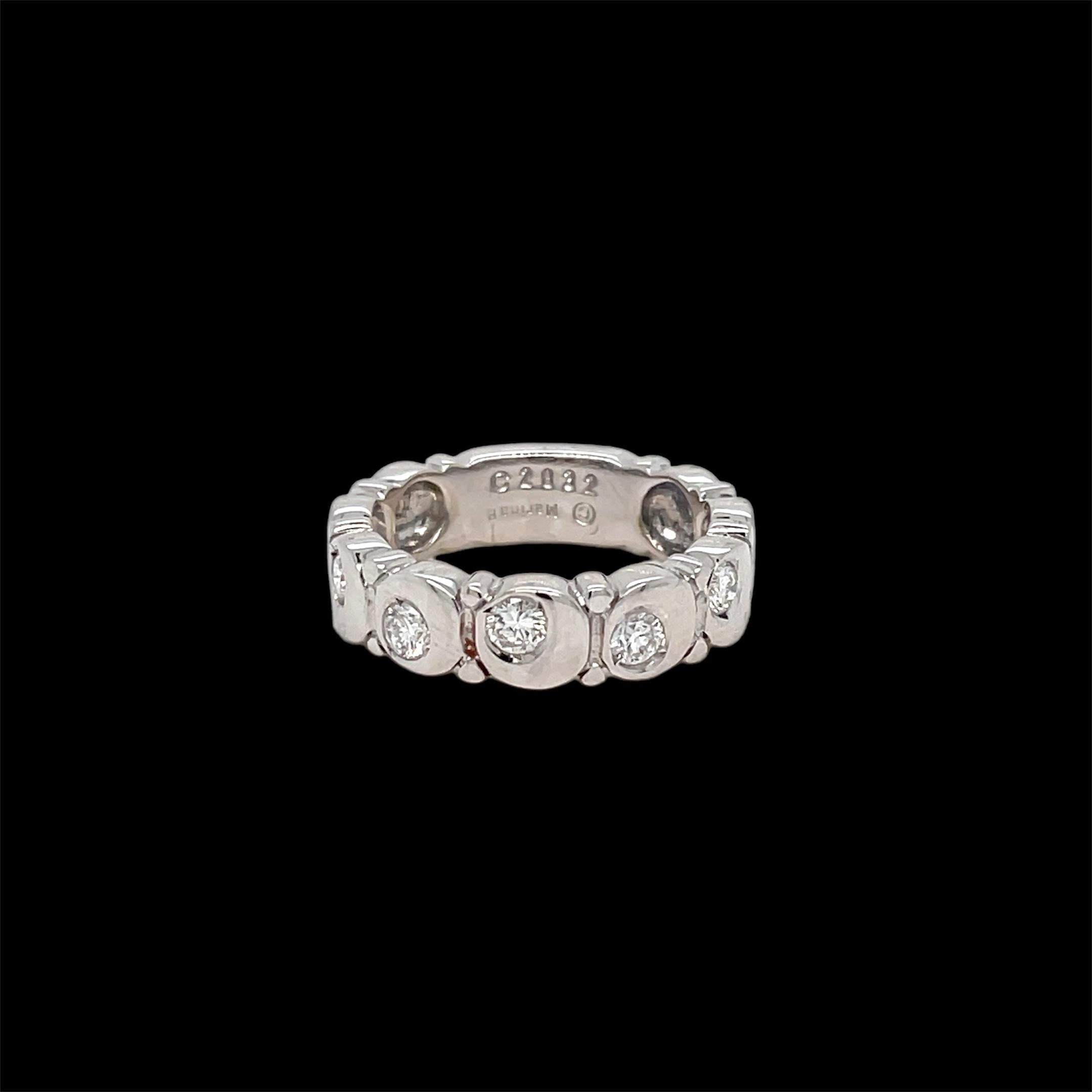 Autentico anello d'oro con diamante Marina B. A. B. in vendita 3