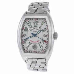 Authentic Men Franck Muller Conquistador SC Automatic Steel Date Watch