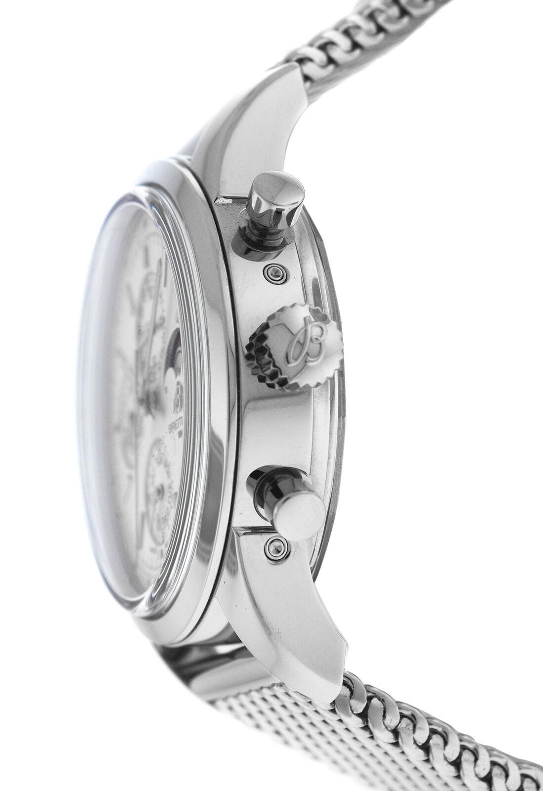 Authentic Men's Breitling Transocean Steel Chronograph Moon Watch (Moderne) im Angebot